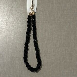 Black Beaded Necklace